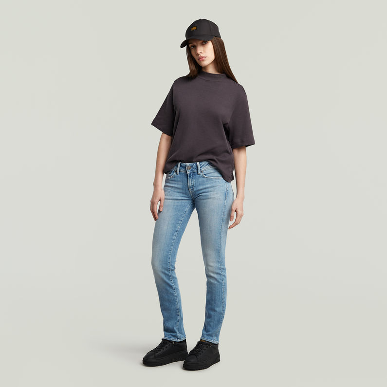 G-STAR Outlet Midge Slim Straight Jeans Light blue