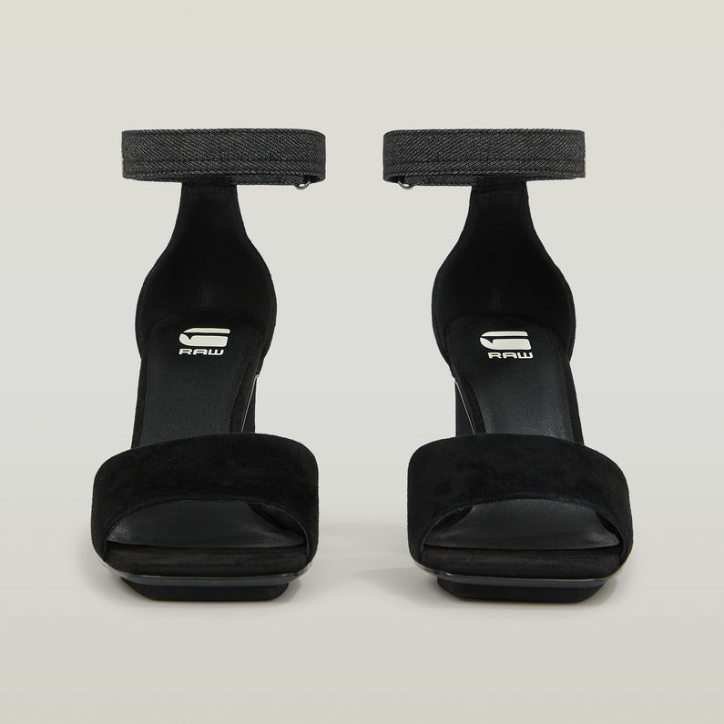 G-STAR Outlet Sandalias de ante Darcy Negro