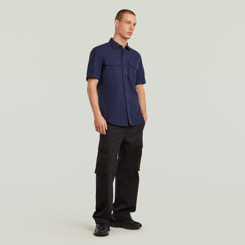 G-STAR Outlet Camisa Marine Slim Azul oscuro