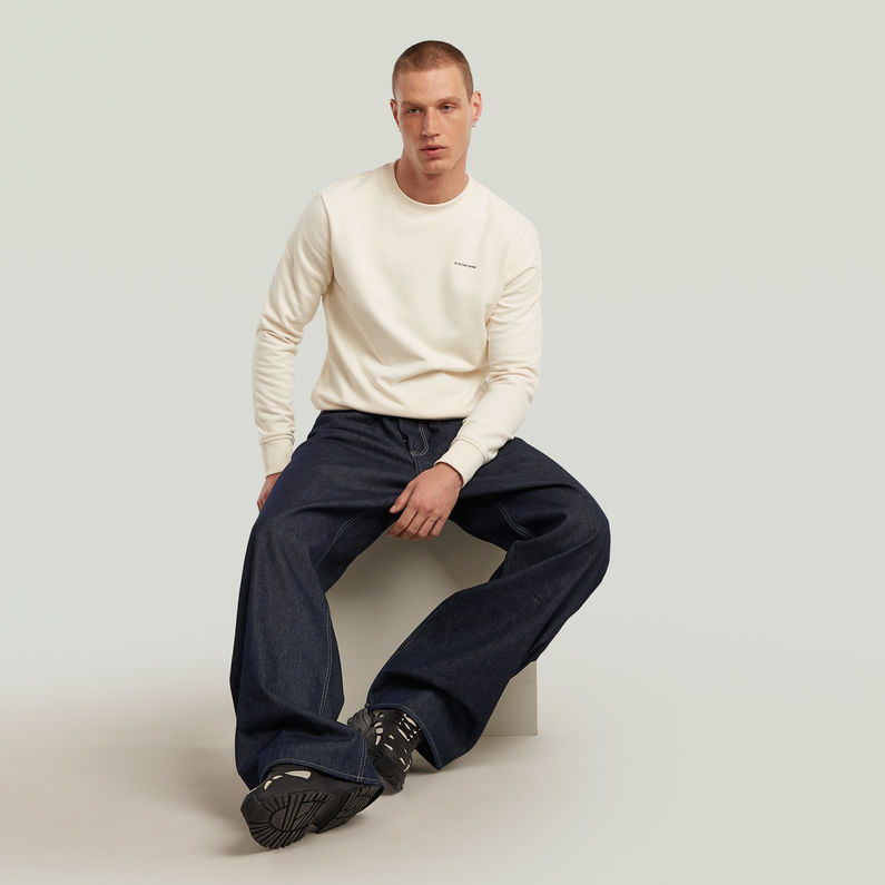 G-STAR Outlet Logo Sweater Beige