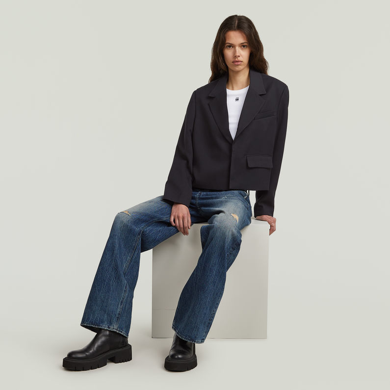 G-STAR Outlet Americana corta Negro