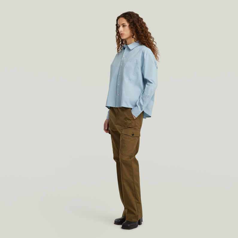 G-STAR Outlet One Pocket Regular Shirt Light blue