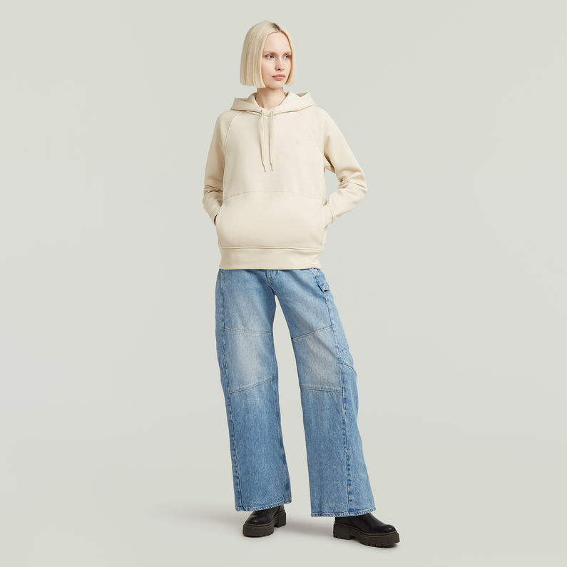 G-STAR Outlet Sudadera Premium Core 2.0 Hooded Blanco