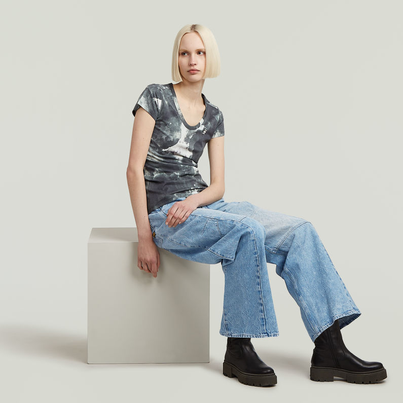 G-STAR Outlet Printed Slim Top Multi color