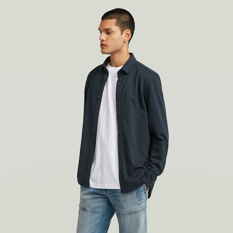 G-STAR Outlet Marine Jersey Shirt Dark blue