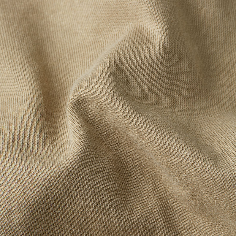 G-STAR Outlet Overdyed Center Chest Loose T-Shirt Beige