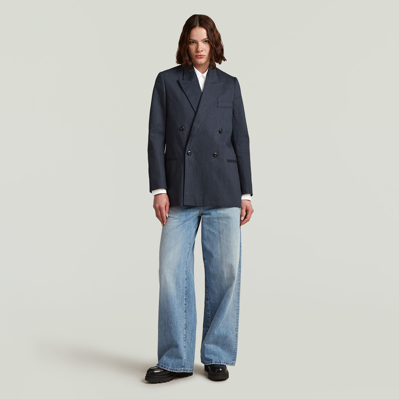 G-STAR Outlet Americana Double Breasted Azul oscuro