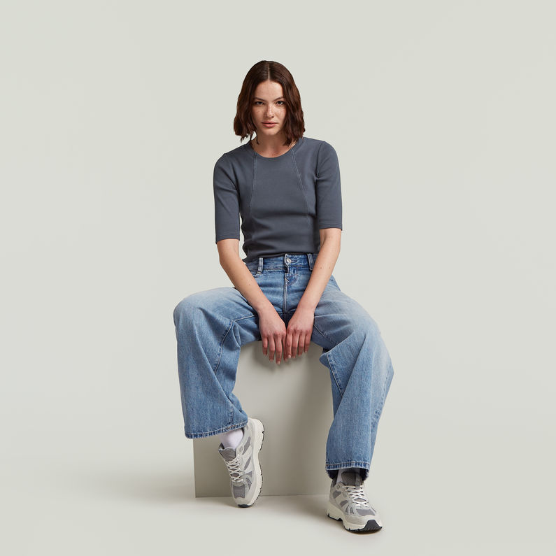 G-STAR Outlet Skater High Loose Jeans Light blue