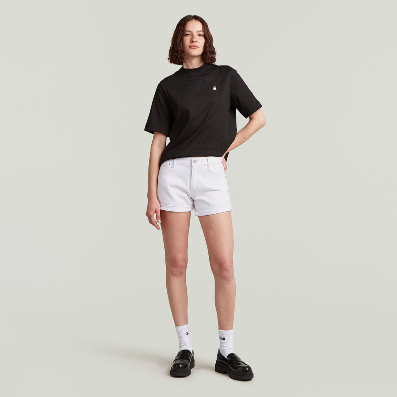 G-STAR Outlet Judee Boyfriend Shorts White