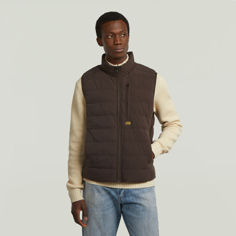 G-STAR Outlet Chaleco Foundation Liner Marrón