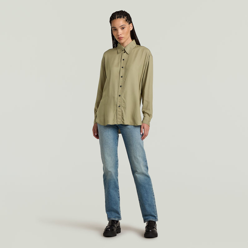 G-STAR Outlet Dress Shirt Long Sleeve Green