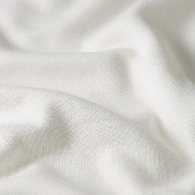 G-STAR Outlet Premium Core Cropped Loose Sweater White