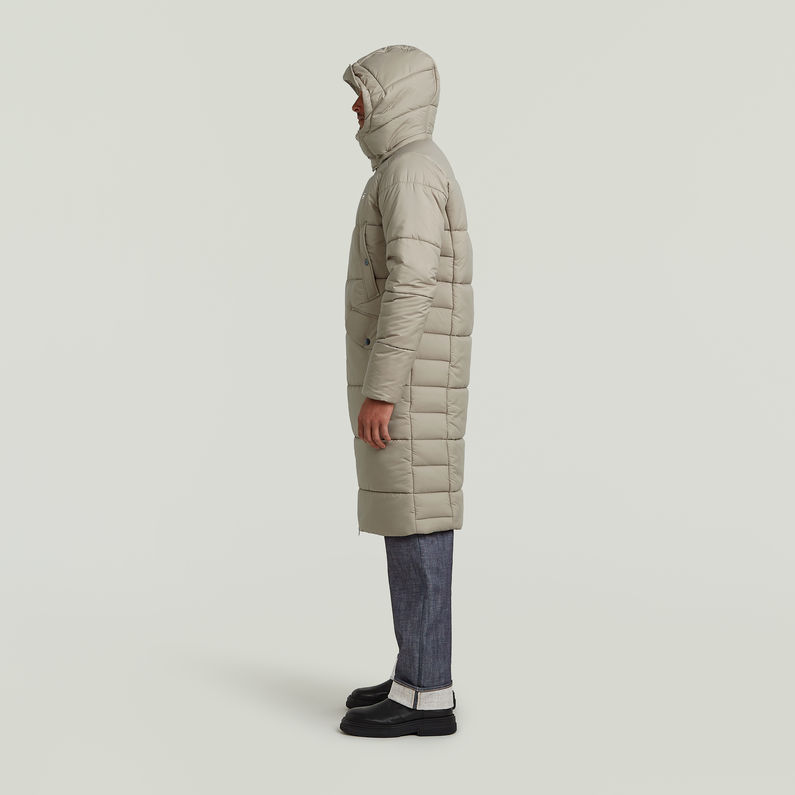 G-STAR Outlet Long Padded Winter Jacket Beige