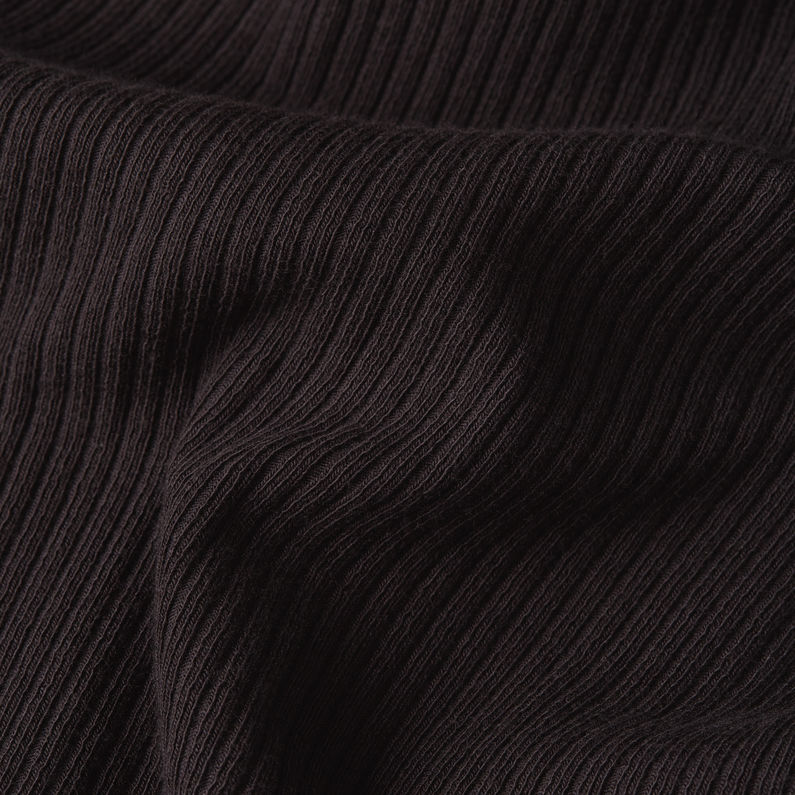 G-STAR Outlet Tank top acanalado Negro