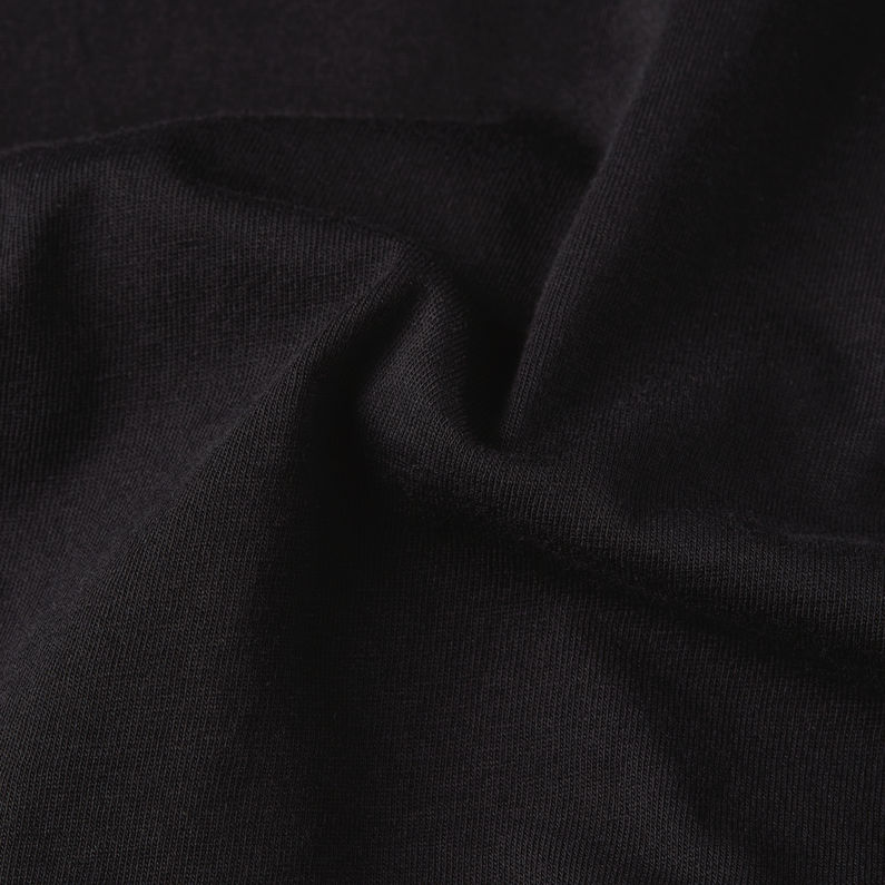 G-STAR Outlet Essential Raw Neck T-Shirt Black