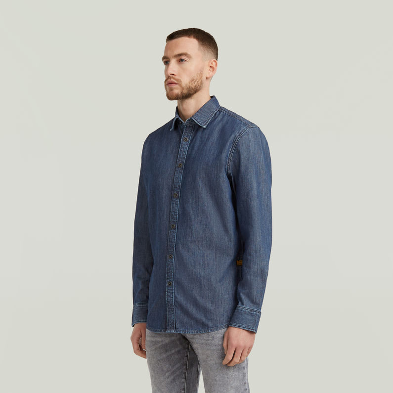G-STAR Outlet Clean Slim Shirt Dark blue