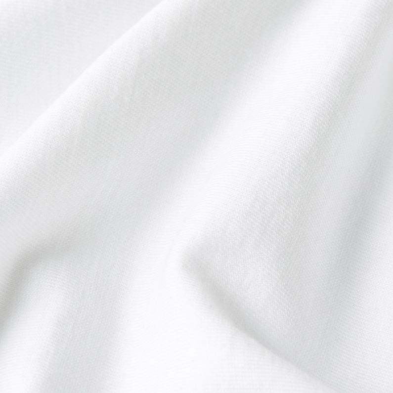 G-STAR Outlet Camiseta Essential Raw Neck Blanco