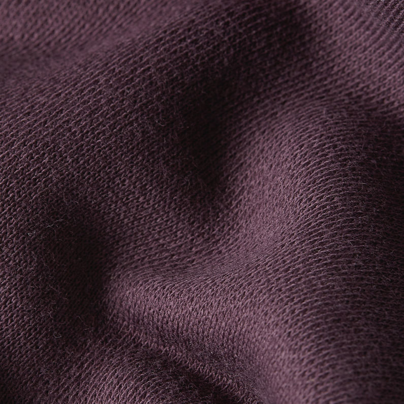 G-STAR Outlet Hooded Sweater Dress Purple