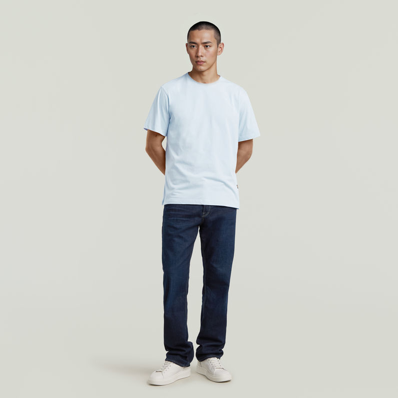 G-STAR Outlet Camiseta Essential Raw Neck Azul claro