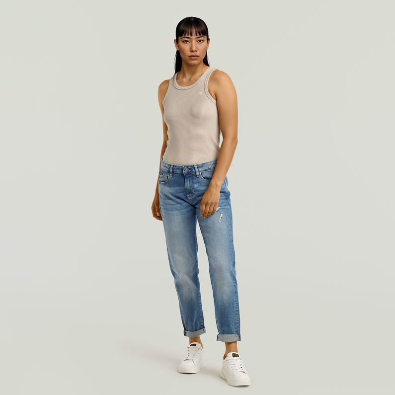 G-STAR Outlet Ribbed Tanktop Beige