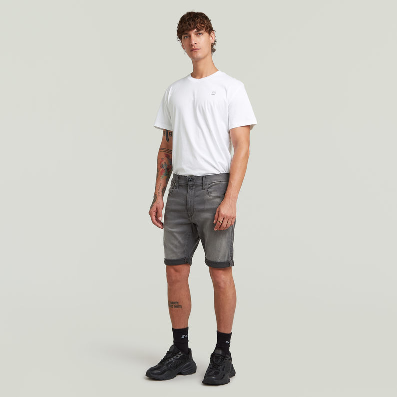 G-STAR Outlet Shorts 3301 Slim Denim Gris
