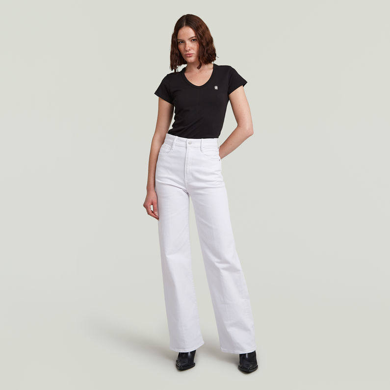 G-STAR Outlet Jeans Deck 2.0 High Loose Blanco