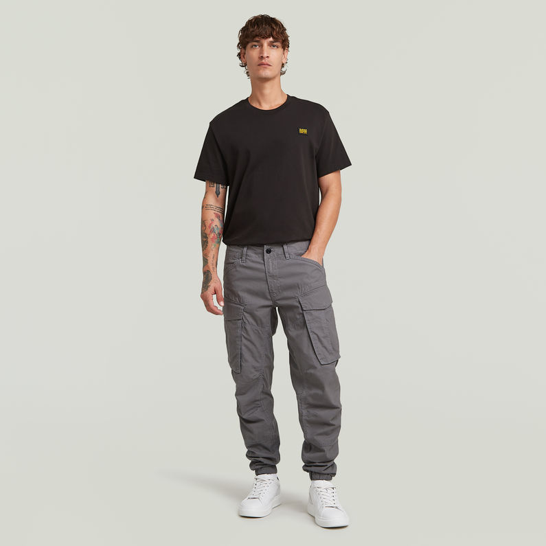 G-STAR Outlet Cargo 3D Regular Tapered Cuffed Pants Grey