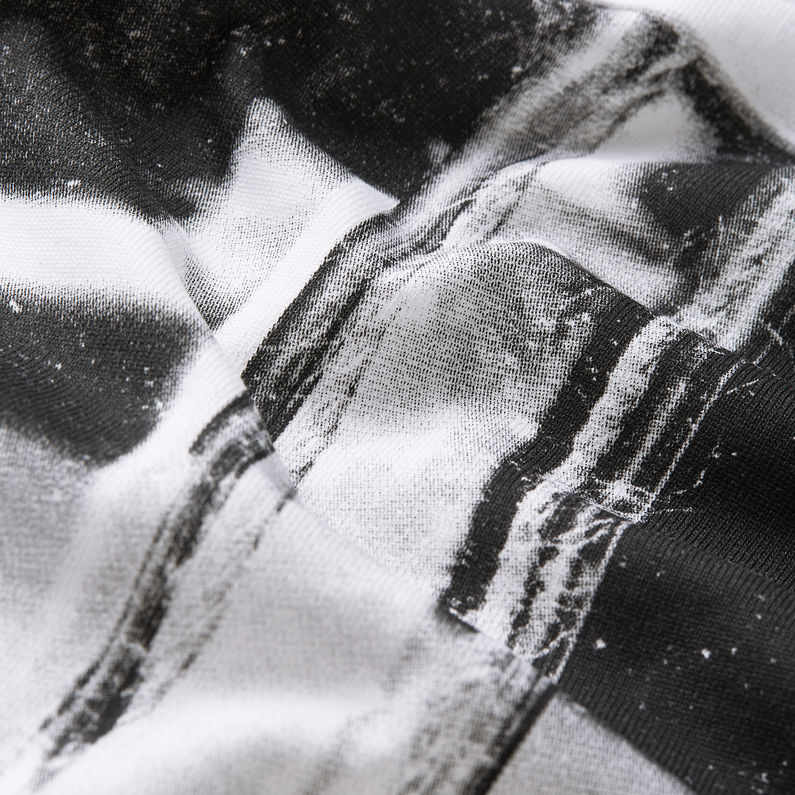 G-STAR Outlet Back Photo Print Loose T-Shirt White