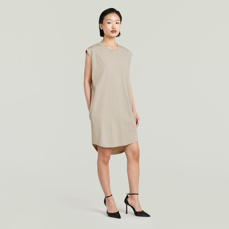 G-STAR Outlet Lash Loose Dress Beige