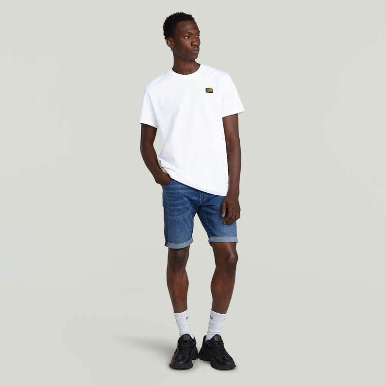 G-STAR Outlet Label Badge Regular T-Shirt White