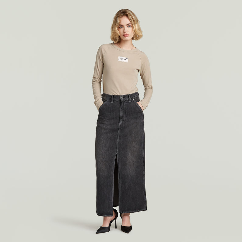 G-STAR Outlet Revynn Long Skirt Grey
