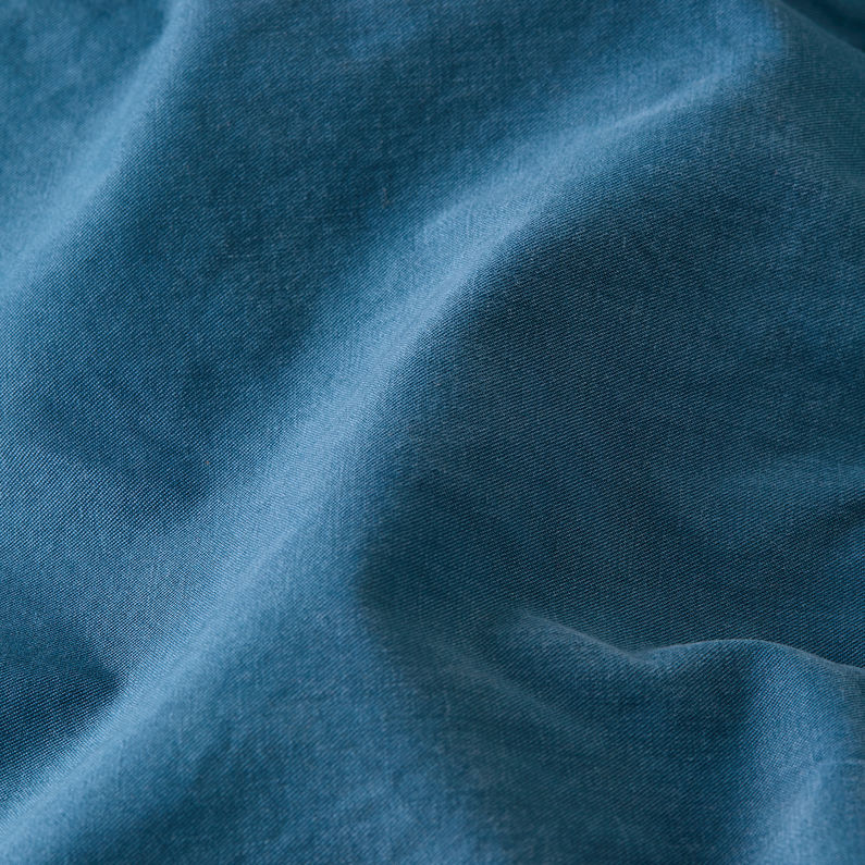 G-STAR Outlet Pleated 1-Pocket Boxy Shirt Medium blue