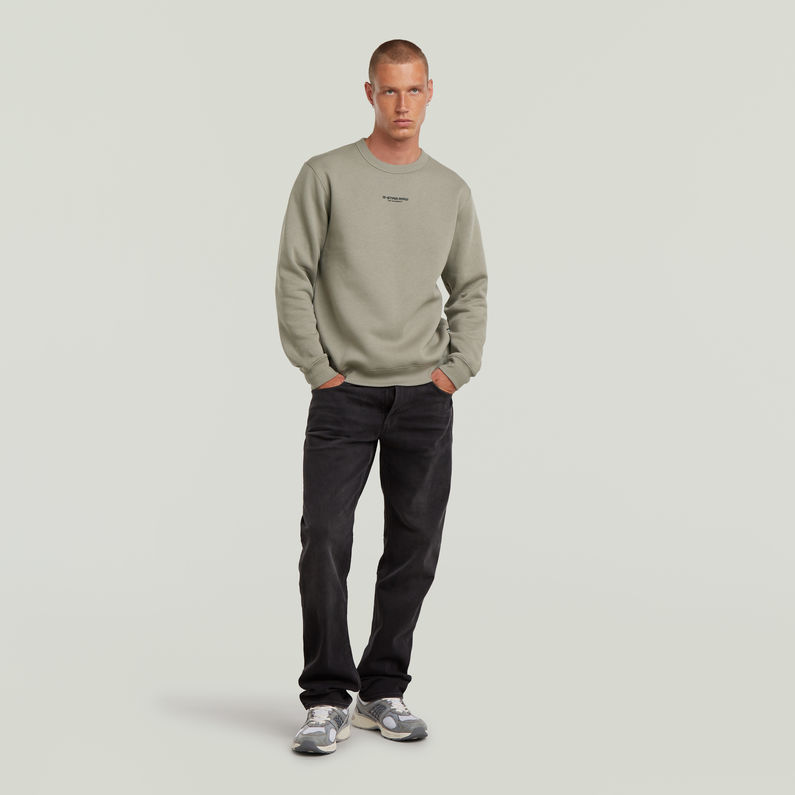 G-STAR Outlet Center Chest Logo Sweater Beige