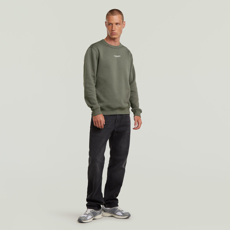 G-STAR Outlet Center Chest Logo Sweater Grey