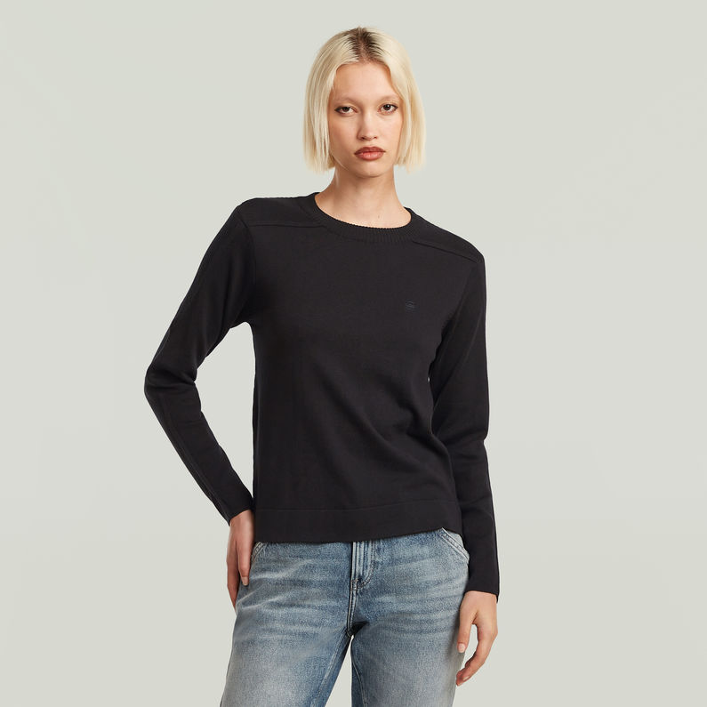 G-STAR Outlet Core Knit Pullover Black