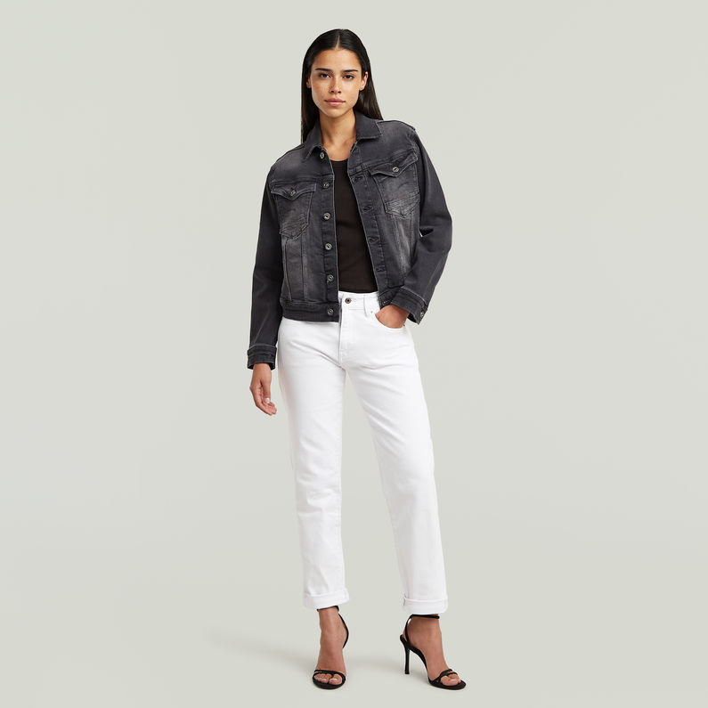 G-STAR Outlet Kate Boyfriend Jeans White