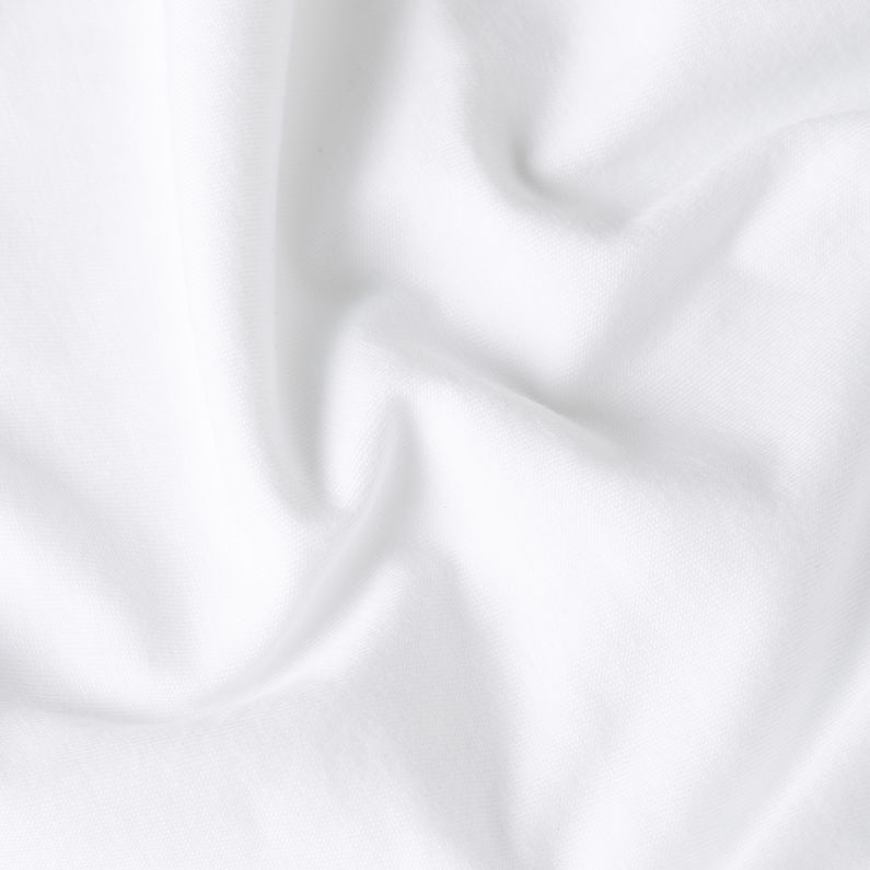 G-STAR Outlet Camiseta Core Eyben Slim U Blanco