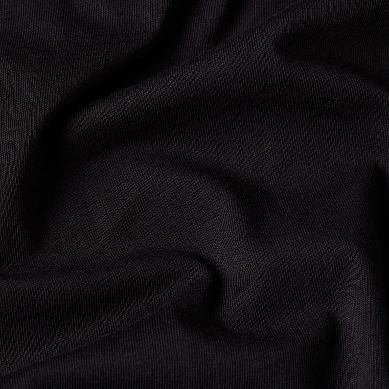G-STAR Outlet Camiseta Front Seam Negro