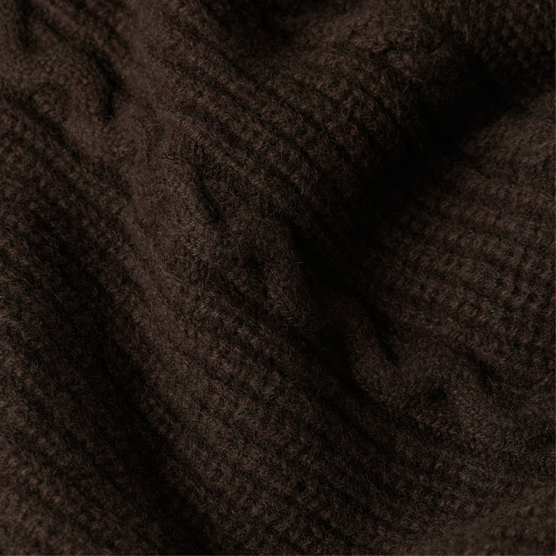 G-STAR Outlet Vestido de punto Cable Loose Marrón