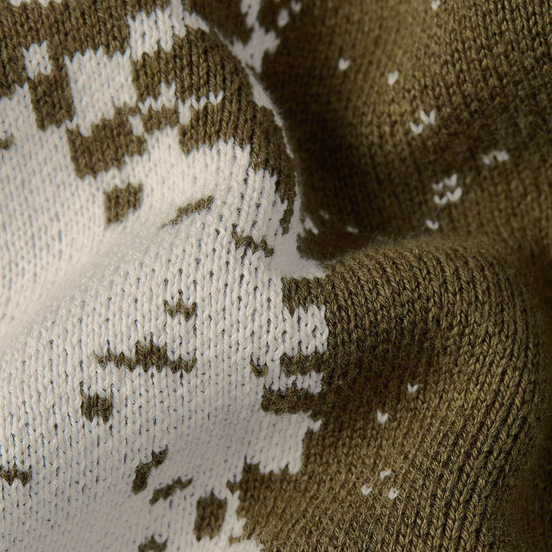 G-STAR Outlet Sprayed 89 Relaxed Knit Green