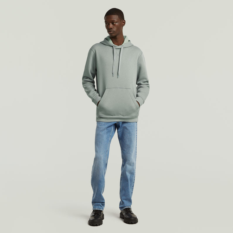 G-STAR Outlet Premium Core Hooded Sweater Light blue