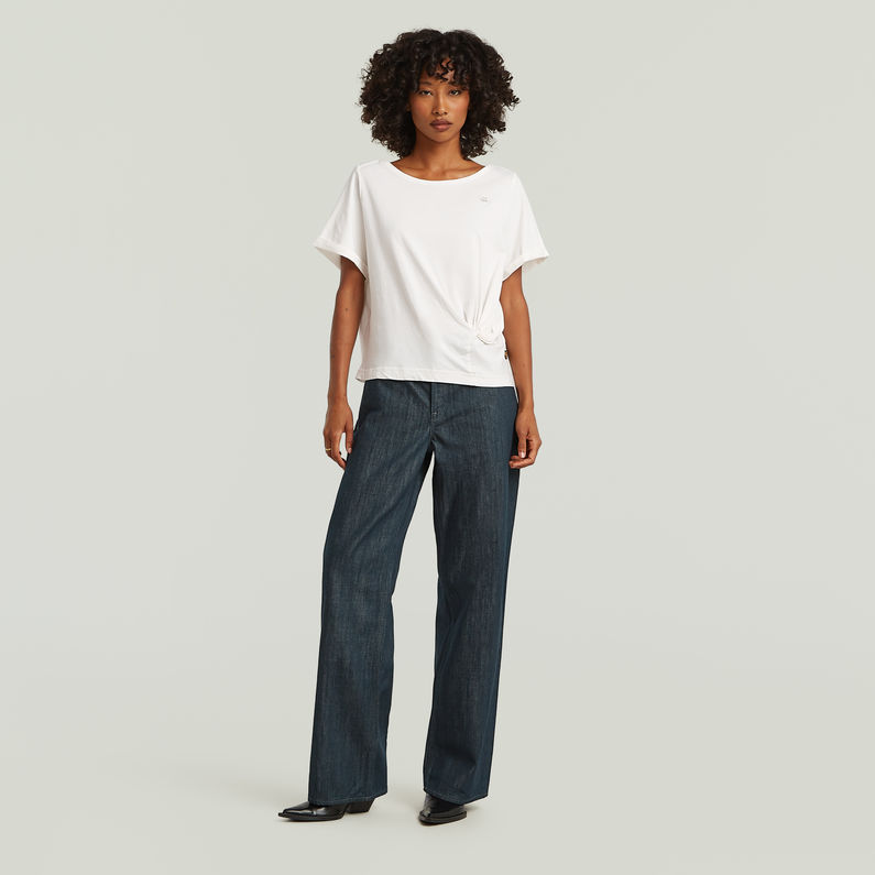 G-STAR Outlet Camiseta Knot Blanco