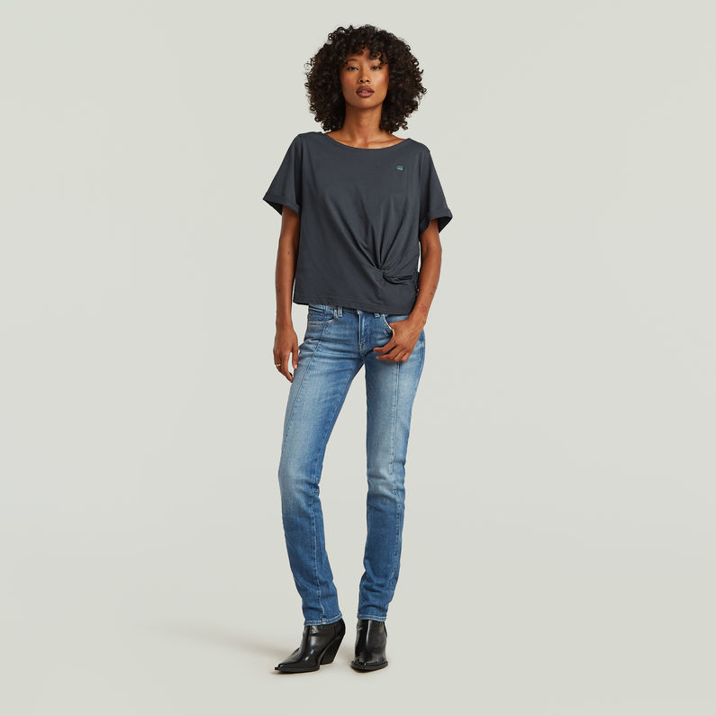 G-STAR Outlet Camiseta Knot Azul oscuro