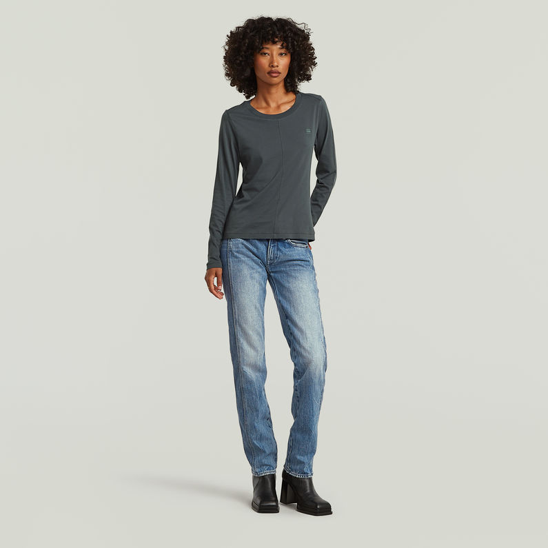 G-STAR Outlet Camiseta Front Seam Azul oscuro