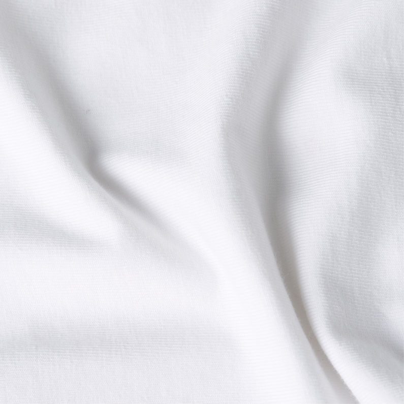 G-STAR Outlet Camiseta Cropped Mini Slim Blanco