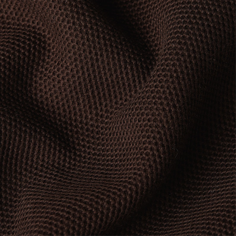 G-STAR Outlet Camiseta estructurada Chest Logo Marrón