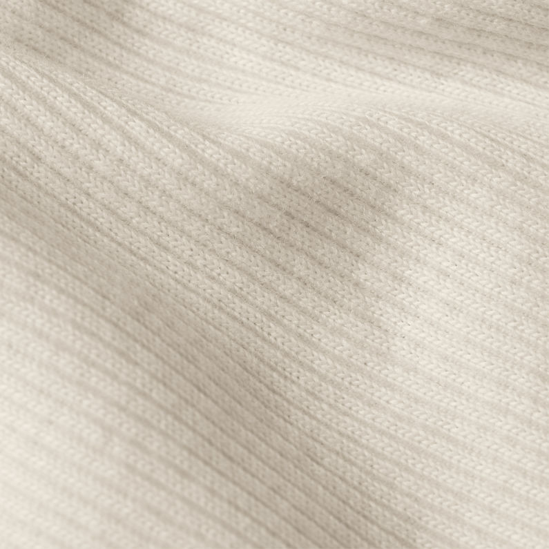 G-STAR Outlet Deep V Henley Slim T-Shirt Beige