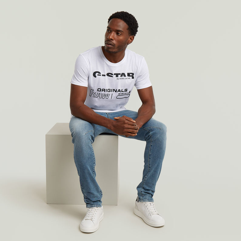G-STAR Outlet Jeans D-Staq 5-Pocket Slim Azul intermedio