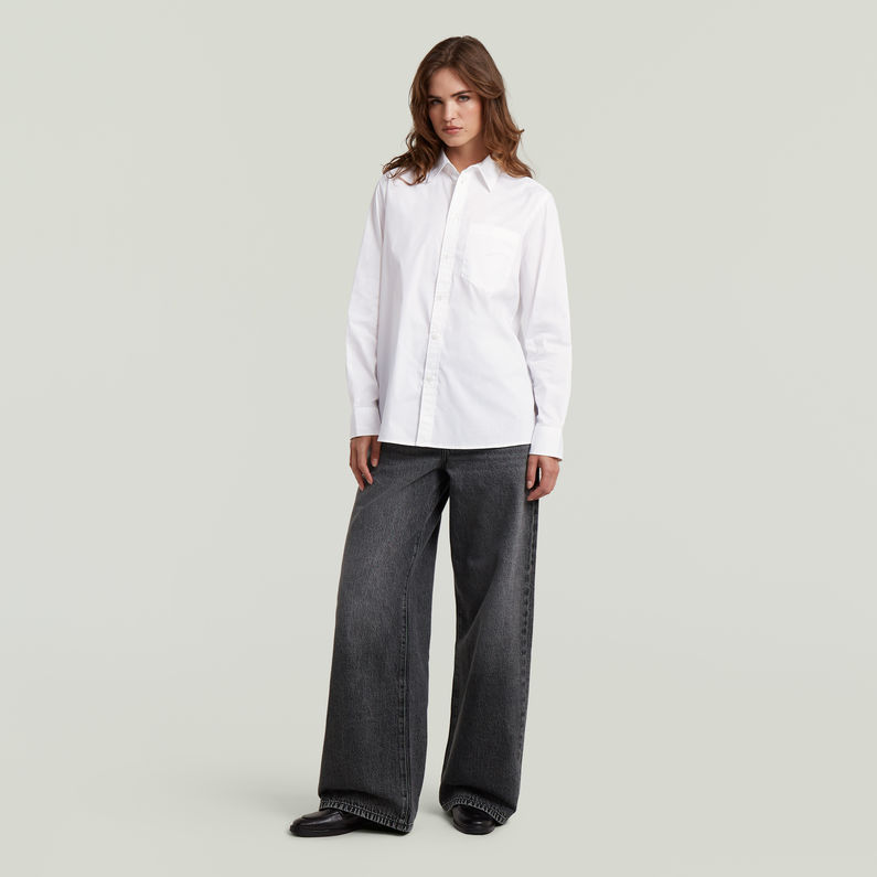 G-STAR Outlet Skater Long Pocket High Loose Jeans Grey