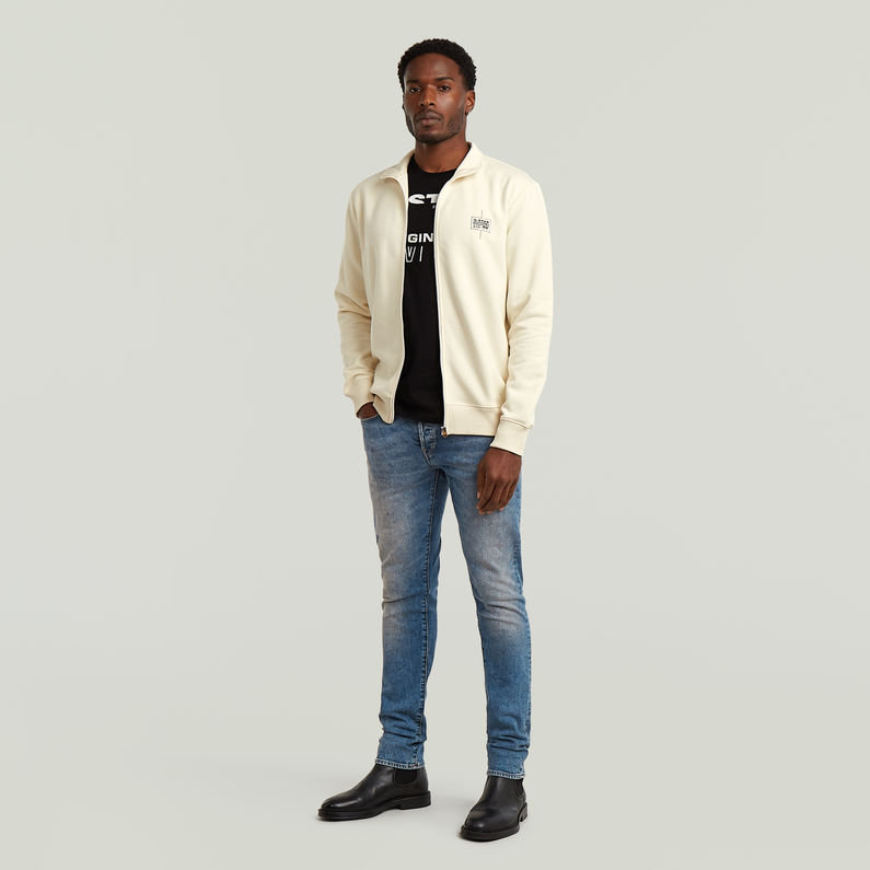 G-STAR Outlet Sudadera Logo Zip Thru Beige